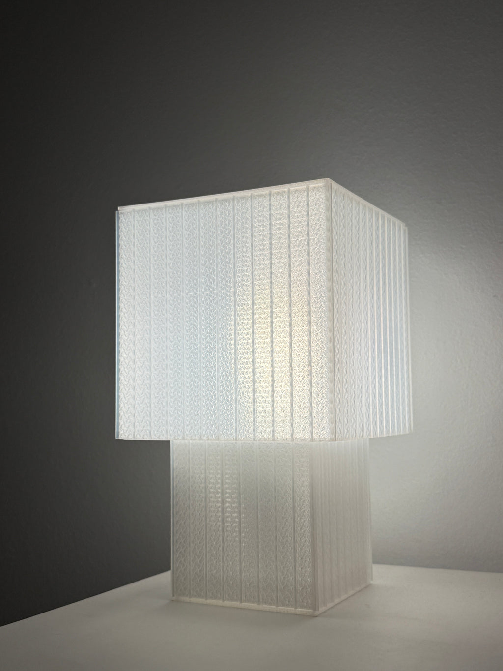 Lampe Cube - Blanche