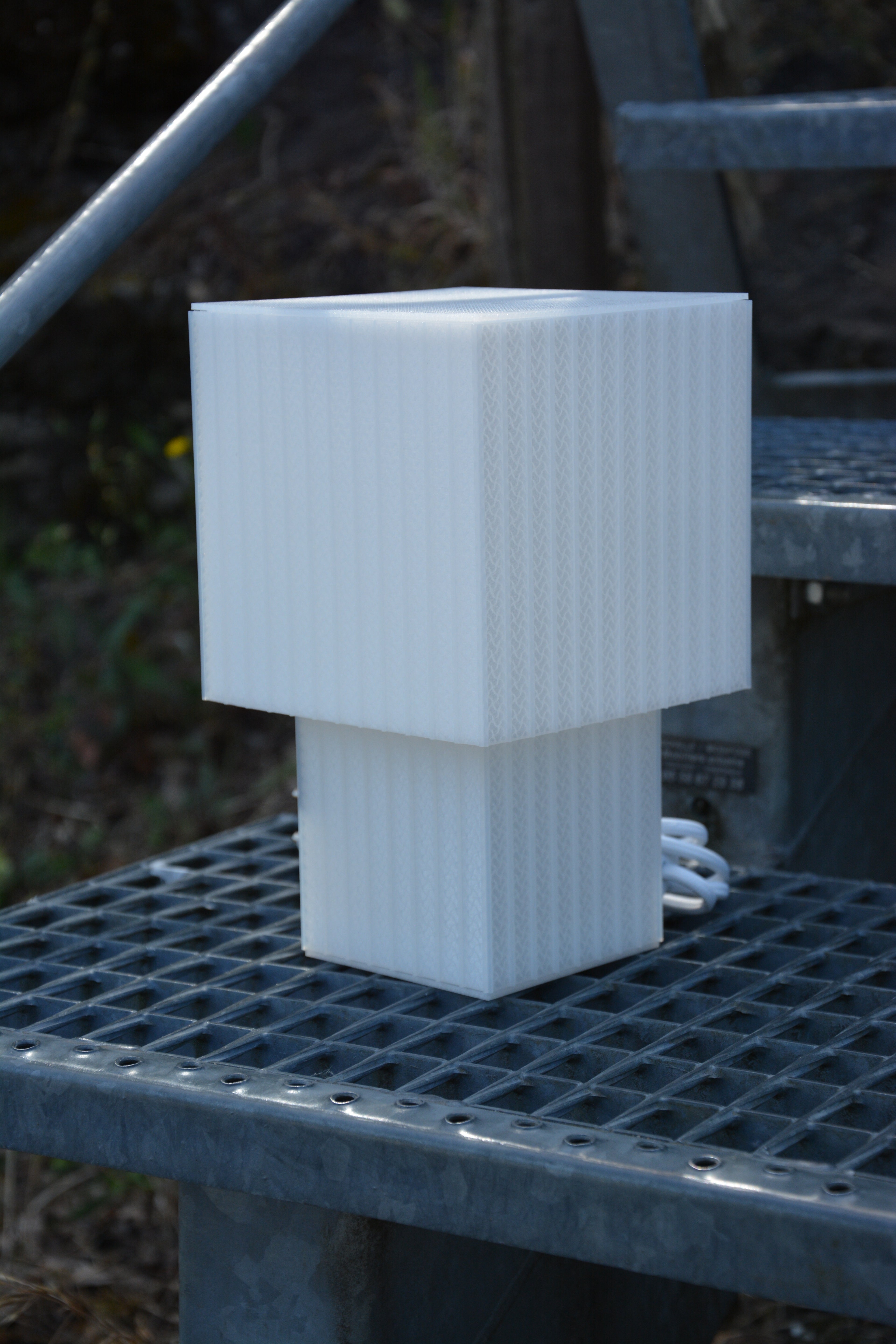 Lampe Cube - Blanche
