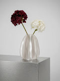 Vase design impression 3D en PETG recyclé translucide, silhouette organique – Méré Printed Design, fabriqué à Bordeaux